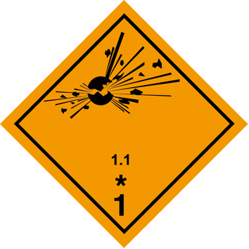 1類(lèi)1.1危險品危標